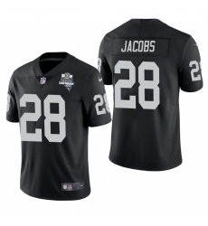 Men's Las Vegas Raiders #28 Josh Jacobs Nike 2020 Inaugural Season Vapor Limited NFL Jersey Black
