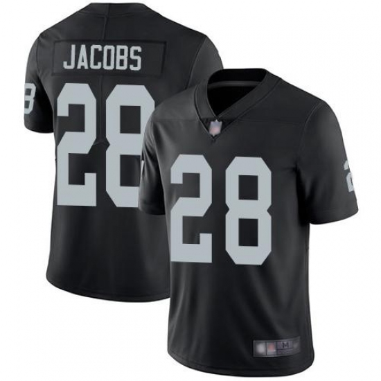 Men's Nike Las Vegas Raiders #28 Josh Jacobs Black Team Color Stitched NFL Vapor Untouchable Limited Jersey Men's Nike Las Vegas Raiders #28 Josh Jacobs Black Team Color Stitched NFL Vapor Untouchable Limited Jersey