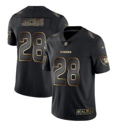 Men's Nike Las Vegas Raiders #28 Josh Jacobs BlackGold Stitched NFL Vapor Untouchable Limited Jersey Men's Nike Las Vegas Raiders #28 Josh Jacobs BlackGold Stitched NFL Vapor Untouchable Limited Jersey