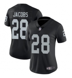 Women's Nike Las Vegas Raiders #28 Josh Jacobs Black Team Color Stitched NFL Vapor Untouchable Limited Jersey Women's Nike Las Vegas Raiders #28 Josh Jacobs Black Team Color Stitched NFL Vapor Untouchable Limited Jersey