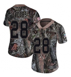 Women's Nike Las Vegas Raiders #28 Josh Jacobs Camo Stitched NFL Limited Rush Realtree Jersey Women's Nike Las Vegas Raiders #28 Josh Jacobs Camo Stitched NFL Limited Rush Realtree Jersey