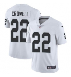 Unisex Nike Las Vegas Raiders #22 Isaiah Crowell White Stitched NFL Vapor Untouchable Limited Jersey
