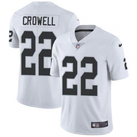 Unisex Nike Las Vegas Raiders #22 Isaiah Crowell White Stitched NFL Vapor Untouchable Limited Jersey Unisex Nike Las Vegas Raiders #22 Isaiah Crowell White Stitched NFL Vapor Untouchable Limited Jersey