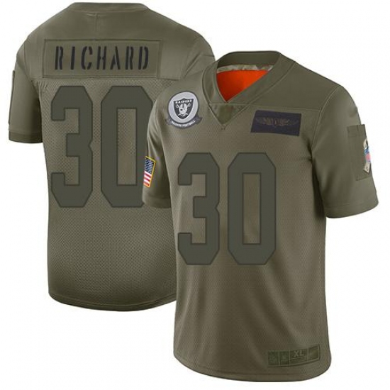 Unisex Nike Las Vegas Raiders #30 Jalen Richard Camo Stitched NFL Limited 2019 Salute To Service Jersey Unisex Nike Las Vegas Raiders #30 Jalen Richard Camo Stitched NFL Limited 2019 Salute To Service Jersey