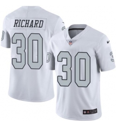 Unisex Nike Las Vegas Raiders #30 Jalen Richard White Stitched NFL Limited Rush Jersey Unisex Nike Las Vegas Raiders #30 Jalen Richard White Stitched NFL Limited Rush Jersey