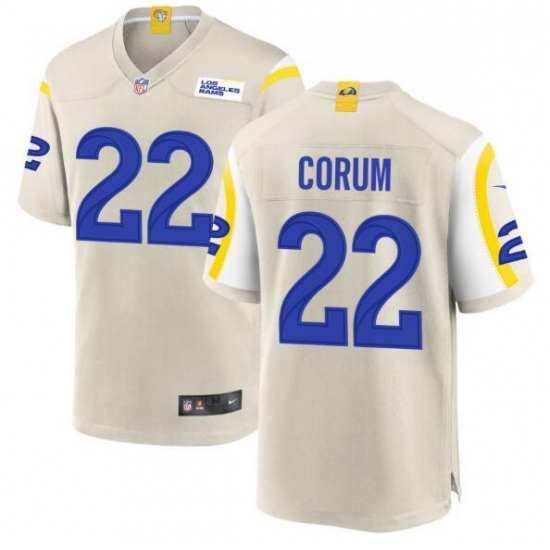 Unisex Los Angeles Rams #22 Blake Corum Nike Bone Game Player Jersey Unisex Los Angeles Rams #22 Blake Corum Nike Bone Game Player Jersey