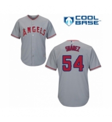 Youth Los Angeles Angels of Anaheim #54 Jose Suarez Authentic Grey Road Cool Base Baseball Player Jersey