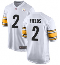 Unisex Pittsburgh Steelers #2 Justin Fields White Vapor Untouchable Limited Stitched Jersey Unisex Pittsburgh Steelers #2 Justin Fields White Vapor Untouchable Limited Stitched Jersey