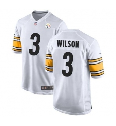 Unisex Pittsburgh Steelers #3 Russell Wilson White Vapor Untouchable Limited Stitched Jersey Unisex Pittsburgh Steelers #3 Russell Wilson White Vapor Untouchable Limited Stitched Jersey