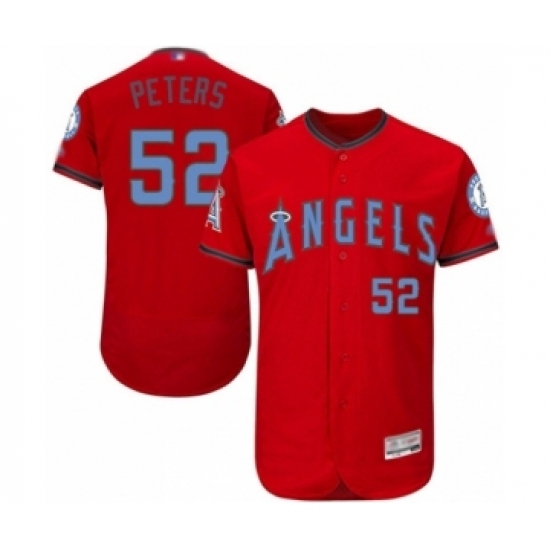 Men's Los Angeles Angels of Anaheim #52 Dillon Peters Authentic Red 2016 Father's Day Fashion Flex Base Baseball Player Jersey Men's Los Angeles Angels of Anaheim #52 Dillon Peters Authentic Red 2016 Father's Day Fashion Flex Base Baseball Player Jersey
