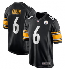 Unisex Pittsburgh Steelers #6 Patrick Queen Black Vapor Untouchable Limited Stitched Jersey