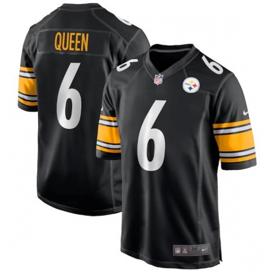 Unisex Pittsburgh Steelers #6 Patrick Queen Black Vapor Untouchable Limited Stitched Jersey Unisex Pittsburgh Steelers #6 Patrick Queen Black Vapor Untouchable Limited Stitched Jersey