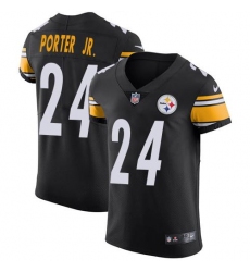 Men's Nike Pittsburgh Steelers #24 Joey Porter Jr. Black Team Color Stitched NFL Vapor Untouchable Elite Jersey