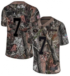 Unisex Nike San Francisco 49ers #7 Charvarius Ward Camo Stitched NFL Limited Rush Realtree Jersey