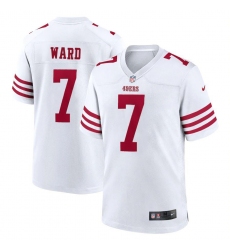 Unisex San Francisco 49ers #7 Charvarius Ward White Nike 2022 Player Game Jersey