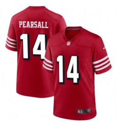 Unisex San Francisco 49ers #14 Ricky Pearsall Nike Scarlet Alternate Game Jersey