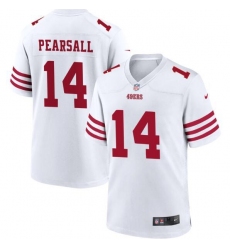 Unisex San Francisco 49ers #14 Ricky Pearsall Nike White Game Jersey