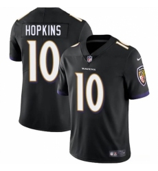 Unisex Baltimore Ravens #10 DeAndre Hopkins Black Vapor Limited Football Jersey Unisex Baltimore Ravens #10 DeAndre Hopkins Black Vapor Limited Football Jersey