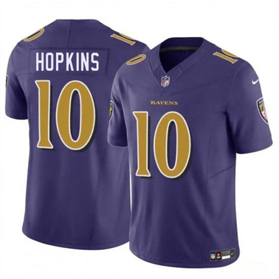 Unisex Baltimore Ravens #10 DeAndre Hopkins Purple 2025 F.U.S.E. Vapor Limited Football Jersey Unisex Baltimore Ravens #10 DeAndre Hopkins Purple 2025 F.U.S.E. Vapor Limited Football Jersey