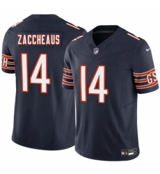 Unisex Chicago Bears #14 Olamide Zaccheaus Navy 2025 F.U.S.E. Vapor Stitched Football Jersey