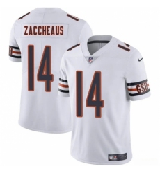 Unisex Chicago Bears #14 Olamide Zaccheaus White 2025 Vapor Stitched Football Jersey