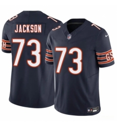 Unisex Chicago Bears #73 Jonah Jackson Navy 2025 F.U.S.E. Vapor Stitched Football Jersey
