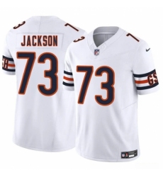 Unisex Chicago Bears #73 Jonah Jackson White 2025 F.U.S.E. Vapor Stitched Football Jersey