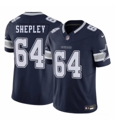 Unisex Dallas Cowboys #64 Dakoda Shepley Navy 2025 F.U.S.E. Vapor Untouchable Limited Stitched Football Jersey