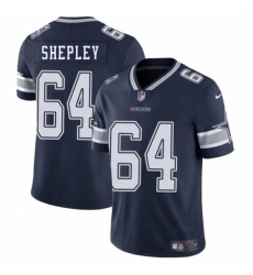 Unisex Dallas Cowboys #64 Dakoda Shepley Navy Blue 2025 Vapor Untouchable Limited Stitched Football Jersey