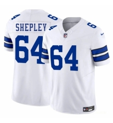 Unisex Dallas Cowboys #64 Dakoda Shepley White 2025 F.U.S.E. Vapor Untouchable Limited Stitched Football Jersey Unisex Dallas Cowboys #64 Dakoda Shepley White 2025 F.U.S.E. Vapor Untouchable Limited Stitched Football Jersey