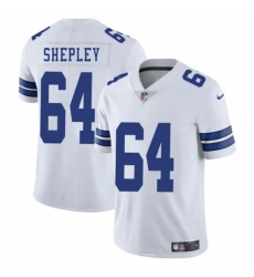 Unisex Dallas Cowboys #64 Dakoda Shepley White 2025 Vapor Untouchable Limited Stitched Football Jersey