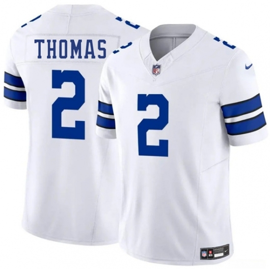 Unisex Dallas Cowboys #2 Juanyeh Thomas White 2025 F.U.S.E. Vapor Untouchable Limited Stitched Football Jersey Unisex Dallas Cowboys #2 Juanyeh Thomas White 2025 F.U.S.E. Vapor Untouchable Limited Stitched Football Jersey
