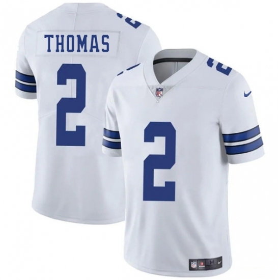 Unisex Dallas Cowboys #2 Juanyeh Thomas White 2025 Vapor Untouchable Limited Stitched Football Jersey Unisex Dallas Cowboys #2 Juanyeh Thomas White 2025 Vapor Untouchable Limited Stitched Football Jersey
