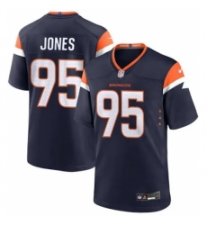 Unisex Denver Broncos #95 Sai'Vion Jones Navy Stitched F U S E Nike NFL Jersey Unisex Denver Broncos #95 Sai'Vion Jones Navy Stitched F U S E Nike NFL Jersey
