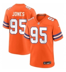 Unisex Denver Broncos #95 Sai'Vion Jones Orange Stitched F U S E Nike NFL Jersey Unisex Denver Broncos #95 Sai'Vion Jones Orange Stitched F U S E Nike NFL Jersey
