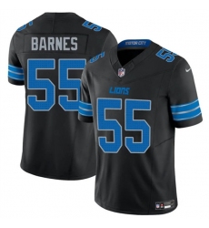 Detroit Lions #55 Derrick Barnes Black 2025 F.U.S.E. Vapor Limited Football Stitched Game Jersey