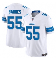 Detroit Lions #55 Derrick Barnes White 2025 F.U.S.E. Vapor Limited Football Stitched Game Jersey