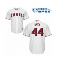Youth Los Angeles Angels of Anaheim #44 Kevan Smith Authentic White Home Cool Base Baseball Player Jersey