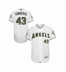Men's Los Angeles Angels of Anaheim #43 Patrick Sandoval Authentic White 2016 Memorial Day Fashion Flex Base Baseball Player Jersey Men's Los Angeles Angels of Anaheim #43 Patrick Sandoval Authentic White 2016 Memorial Day Fashion Flex Base Baseball Player Jersey