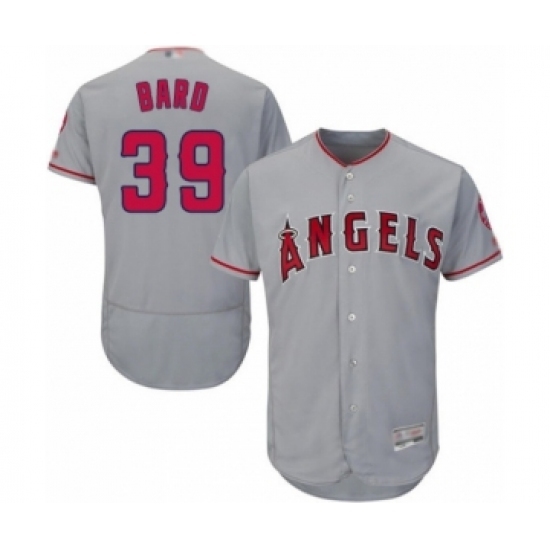 Men's Los Angeles Angels of Anaheim #39 Luke Bard Grey Road Flex Base Authentic Collection Baseball Player Jersey Men's Los Angeles Angels of Anaheim #39 Luke Bard Grey Road Flex Base Authentic Collection Baseball Player Jersey
