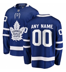 Men's Toronto Maple Leafs Fanatics Branded Blue Home Breakaway Custom Jersey3