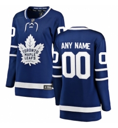 Women's Toronto Maple Leafs Fanatics Branded Blue Home Breakaway Custom Jersey