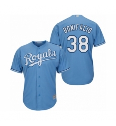 Youth Kansas City Royals #38 Jorge Bonifacio Authentic Light Blue Alternate 1 Cool Base Baseball Player Jersey Youth Kansas City Royals #38 Jorge Bonifacio Authentic Light Blue Alternate 1 Cool Base Baseball Player Jersey