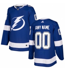 Men's Tampa Bay Lightning adidas Blue Authentic Custom Jersey