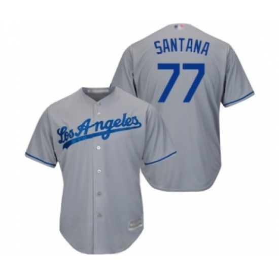 Youth Los Angeles Dodgers #77 Dennis Santana Authentic Grey Road Cool Base Baseball Player Jersey Youth Los Angeles Dodgers #77 Dennis Santana Authentic Grey Road Cool Base Baseball Player Jersey