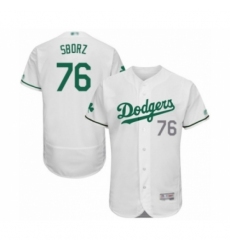 Men's Los Angeles Dodgers #76 Josh Sborz White Celtic Flexbase Authentic Collection Baseball Player Jersey Men's Los Angeles Dodgers #76 Josh Sborz White Celtic Flexbase Authentic Collection Baseball Player Jersey