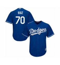 Men's Los Angeles Dodgers #70 Keibert Ruiz Royal Blue Alternate Flex Base Authentic Collection Baseball Player Jersey