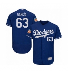 Men's Los Angeles Dodgers #63 Yimi Garcia Royal Blue Flexbase Authentic Collection Baseball Player Jersey