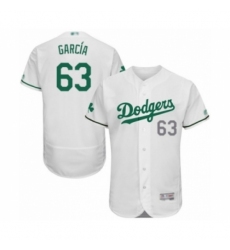 Men's Los Angeles Dodgers #63 Yimi Garcia White Celtic Flexbase Authentic Collection Baseball Player Jersey