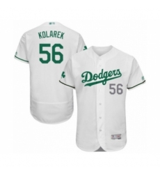 Men's Los Angeles Dodgers #56 Adam Kolarek White Celtic Flexbase Authentic Collection Baseball Player Jersey Men's Los Angeles Dodgers #56 Adam Kolarek White Celtic Flexbase Authentic Collection Baseball Player Jersey